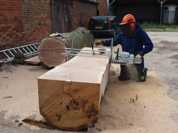 Chainsaw mobile milling services in Somerset
